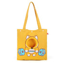 Peek-a-Boo Animal Canvas Shoulder Bag
