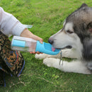 3 in 1 Water Bottle; Food Dispenser; Poop Bag Holder