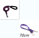 Durable Reflective Rope Leash with Foam Handle