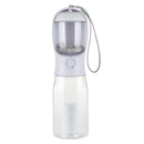 3 in 1 Water Bottle; Food Dispenser; Poop Bag Holder