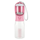 3 in 1 Water Bottle; Food Dispenser; Poop Bag Holder