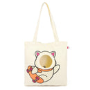 Peek-a-Boo Animal Canvas Shoulder Bag