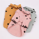 The Polka Dot Turtleneck: Stylish and Cozy for Your Furry Roll Dawg
