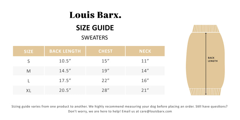The Perfect Turtleneck Dog Sweater