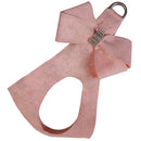 Susan Lanci Designs Pink Bow Step In Dog Harness