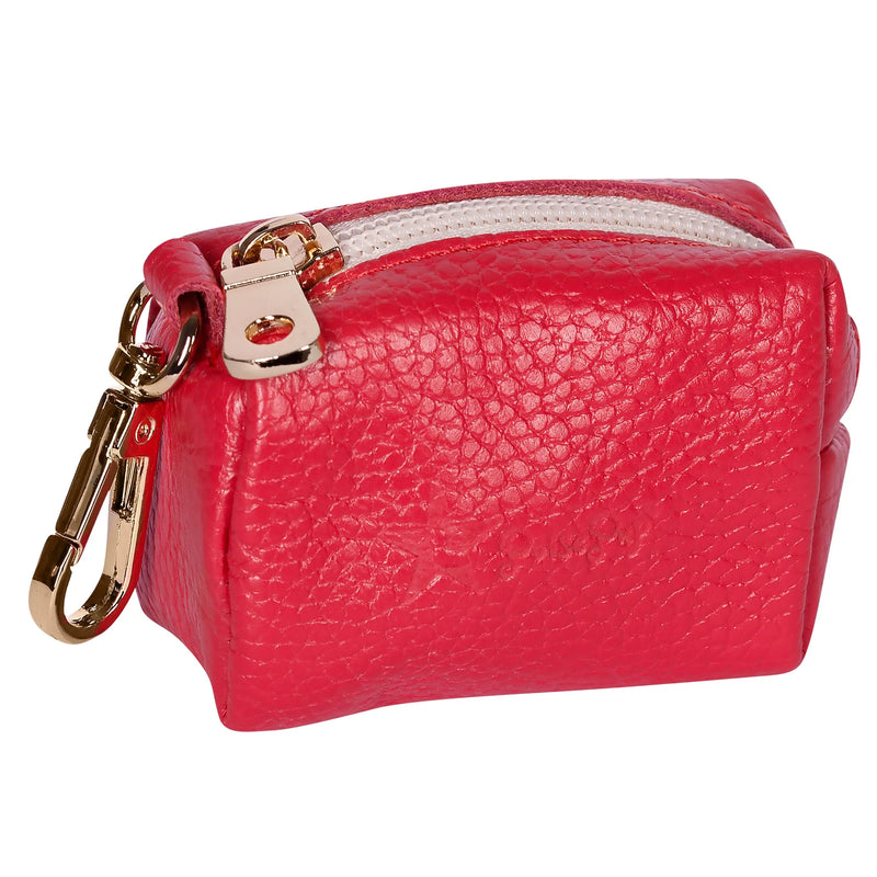 Leather Dog Poop Bag Holder (Various Colors)