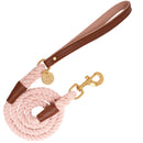 Genuine Leather Rope Dog Leash