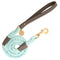 Candy Swirl - Rope Leash with Leather Handle