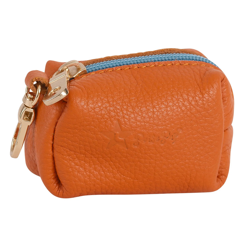 Leather Dog Poop Bag Holder (Various Colors)