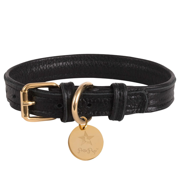 Genuine Leather Dog Collar (Various Colors)