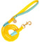 Yellow - Rope Leash with Leather Handle