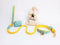 Yellow - Rope Leash with Leather Handle