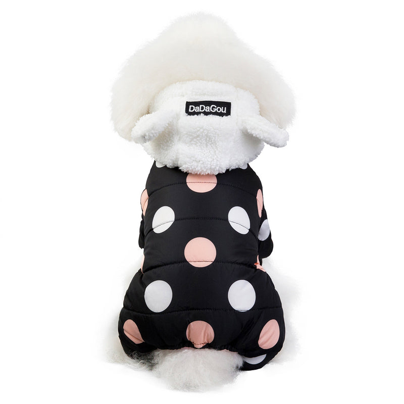 Polka Dot Cotton Coat