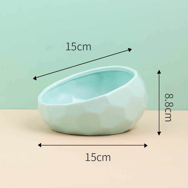 Oblique Ceramic Bowl