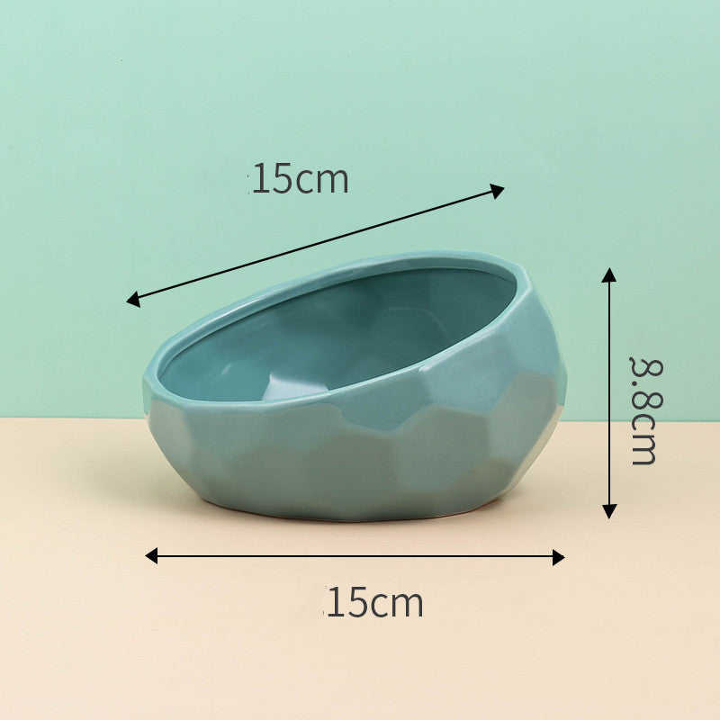 Oblique Ceramic Bowl