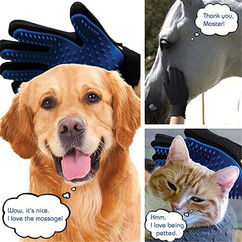 Glove Rubber Hair Brush
