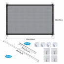 Portable Mesh Safety Gate for Stairs and Doors