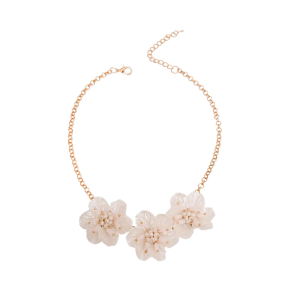 Pearl Flower Dog Necklace