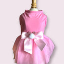 Fuzzy Pink Bunny Dog Dress