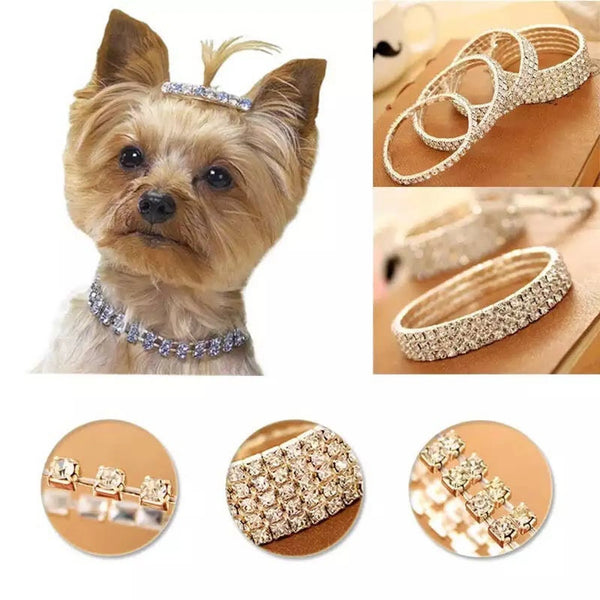 Bling Rhinestone Dog Collar