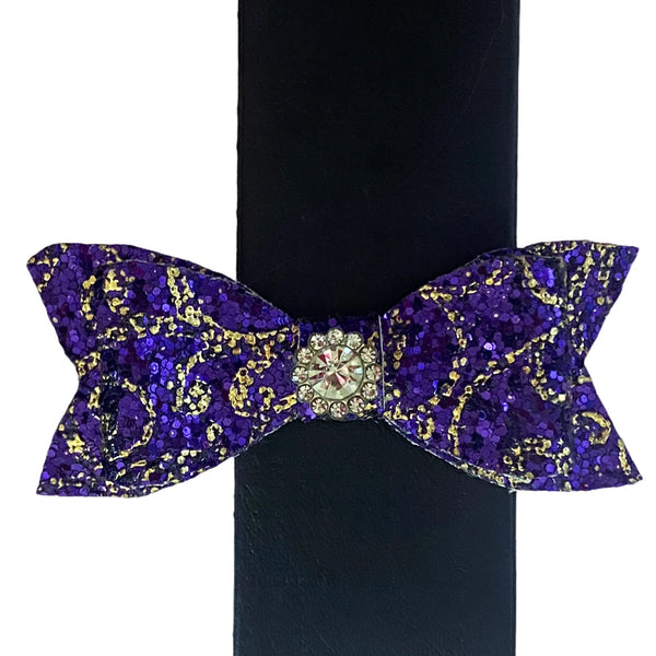 Purple Reign: The Prince-Inspired Bow Tie for Pups Who Rock