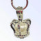Pearl Crown Pendant - Dog Charm