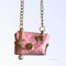 Pink Quilted Butterfly Pick-Up Bag