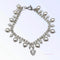 Classy Rhinestone & Pearl Crown Dog Necklace