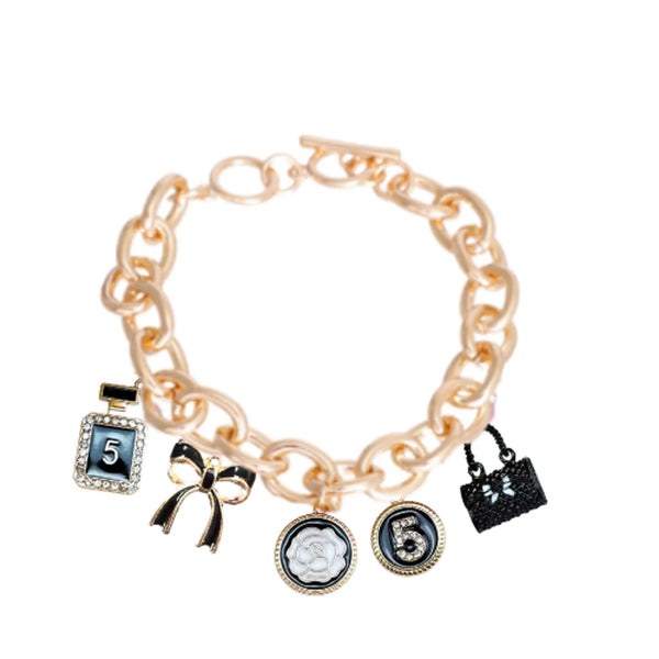 Bags & Bows Charm Dog Necklace