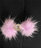 Crystal Pom Pom Dog Bows & Barrettes
