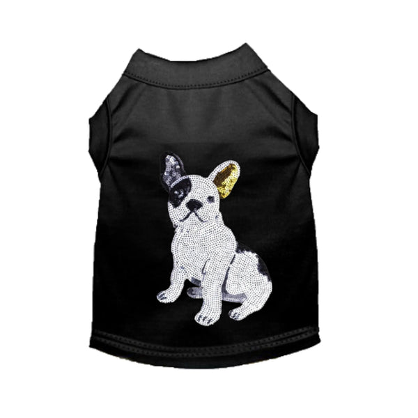 Frenchie Sequin Dog Tee