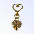 Gold Heart Dog Collar Charm