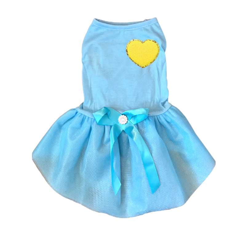 Chenille Heart Tutu Dog Dress