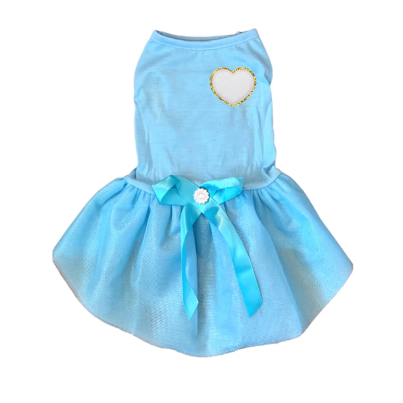 Chenille Heart Tutu Dog Dress