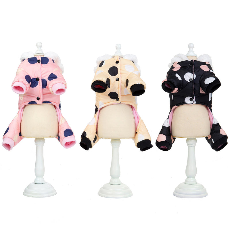 Polka Dot Cotton Coat