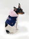 Denim "Love" Harness Vest in Glitter & Foil