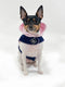 Denim "Love" Harness Vest in Glitter & Foil