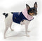 Denim "Love" Harness Vest in Glitter & Foil