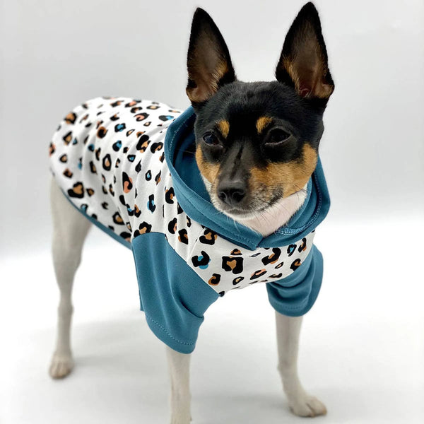 Unisex Leopard Print Dog Hoodie