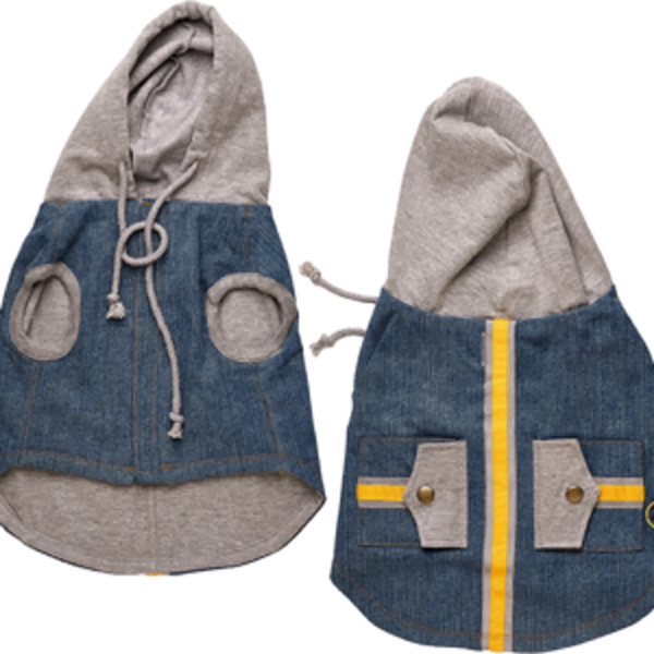 Functional Denim Vest with Pockets