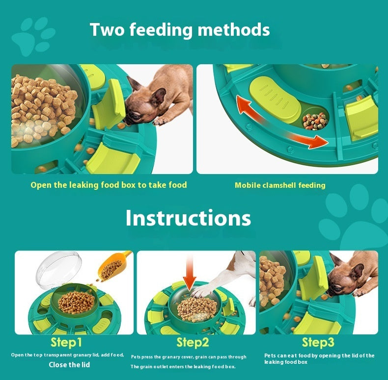 Interactive Dog Puzzle Toy for IQ Boost & Slow Feeding