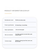 Hypoallergenic Plant Based Wet Wipes; Fragrance Free