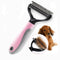 Double-sided Blade Detangler Dog Comb