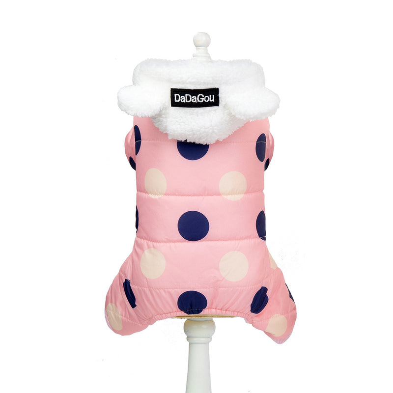 Polka Dot Cotton Coat