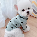 The Polka Dot Turtleneck: Stylish and Cozy for Your Furry Roll Dawg