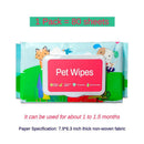 Hypoallergenic Plant Based Wet Wipes; Fragrance Free