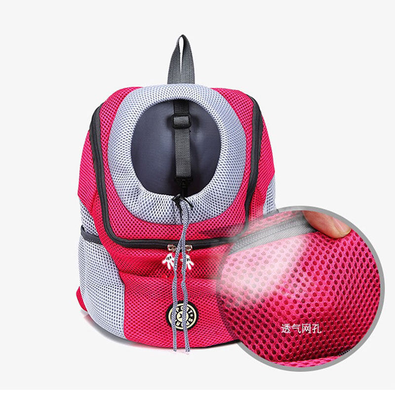 Mesh Backpack Carrier Bag For Dogs