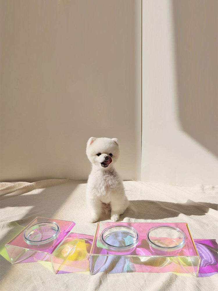 Acrylic Dazzling Food Bowl