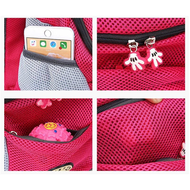 Mesh Backpack Carrier Bag For Dogs