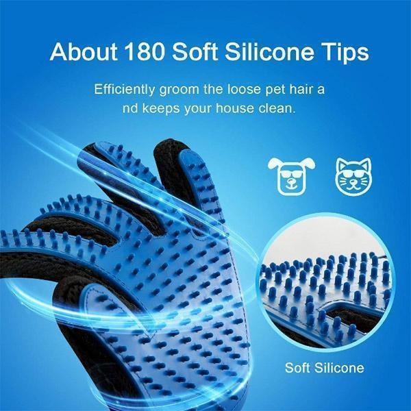 Glove Rubber Hair Brush
